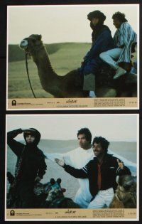 3f732 ISHTAR 8 8x10 mini LCs '87 Warren Beatty & Dustin Hoffman in desert w/pretty Isabelle Adjani!