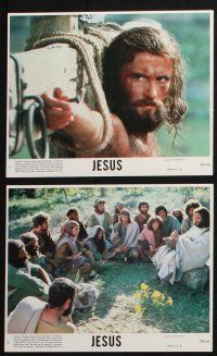 3f736 JESUS 8 8x10 mini LCs '79 John Krish & Peter Sykes religious epic, Brian Deacon as Christ!