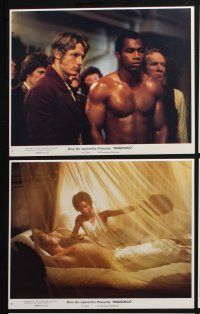 3f769 MANDINGO 8 8x10 mini LCs '75 Ken Norton, Brenda Sykes, Richard Fleischer interracial romance!