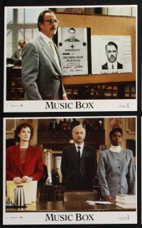 3f789 MUSIC BOX 8 8x10 mini LCs '89 Costa-Gavras, Jessica Lange & Armin Mueller-Stahl