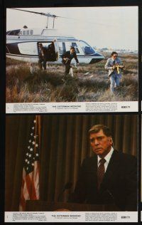 3f814 OSTERMAN WEEKEND 8 8x10 mini LCs '83 directed by Sam Peckinpah, Burt Lancaster, Hurt, Hopper!