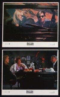 3f829 POSTCARDS FROM THE EDGE 8 8x10 mini LCs '90 Shirley MacLaine & Meryl Streep, Quaid, Hackman!