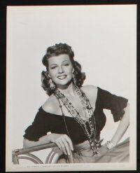 3f173 RITA HAYWORTH 8 8x10 stills '40s-60s cool close up and full-length portraits of the sexy star
