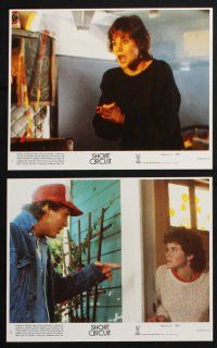 3f869 SHORT CIRCUIT 8 8x10 mini LCs '86 Ally Sheedy, Steve Guttenberg, directed by John Badham