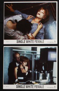 3f873 SINGLE WHITE FEMALE 8 8x10 mini LCs '92 Bridget Fonda, Jennifer Jason-Leigh, Barbet Schroeder