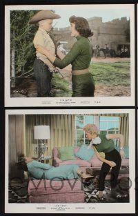 3f976 SLIM CARTER 5 color 8x10 stills '57 Jock Mahoney, Julie Adams, a heartwarming cowboy comedy!
