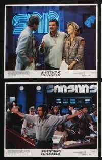 3f897 SWITCHING CHANNELS 8 8x10 mini LCs '88 Kathleen Turner, Burt Reynolds, & Christopher Reeve!