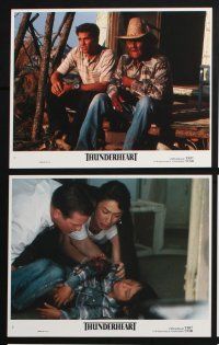 3f912 THUNDERHEART 8 8x10 mini LCs '92 directed by Michael Apted, Val Kilmer, Sam Shepard!