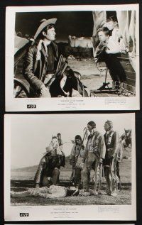 3f124 WESTWARD HO THE WAGONS 9 8x10 stills '57 cowboy Fess Parker & Native Americans!