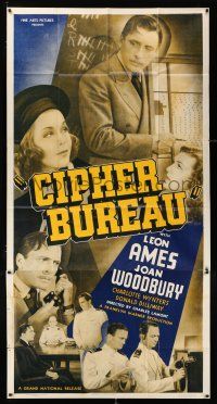 3g631 CIPHER BUREAU 3sh '38 directed by Charles Lamont, cryptographer Leon Ames, Joan Woodbury!
