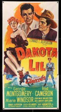 3g647 DAKOTA LIL 3sh '50 sexy Marie Windsor is out to get George Montgomery as Tom Horn!