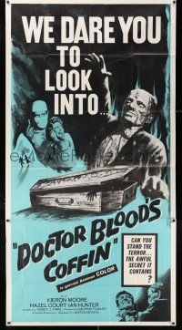 3g661 DOCTOR BLOOD'S COFFIN 3sh '61 can you stand the terror, the awful secret it contains!