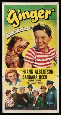 3g703 GINGER 3sh '46 Frank Albertson & Barbara Reed in the story of a dog!