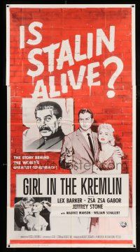 3g705 GIRL IN THE KREMLIN 3sh '57 Stalin's weird fetishism, strange rituals + Zsa Zsa Gabor!