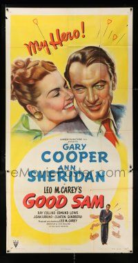3g714 GOOD SAM 3sh '48 romantic art of Gary Cooper & sexy Ann Sheridan, directed by Leo McCarey!