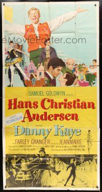 3g721 HANS CHRISTIAN ANDERSEN 3sh '53 completely different art of Danny Kaye & cast!