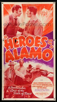 3g736 HEROES OF THE ALAMO 3sh '37 War of Independence, a spectacular epic of the birth of Texas!
