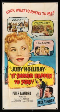 3g766 IT SHOULD HAPPEN TO YOU 3sh '54 Judy Holliday & Jack Lemmon's first role!