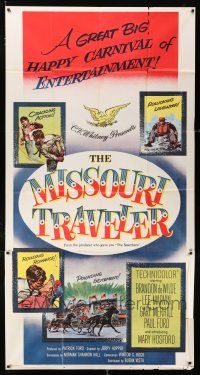 3g819 MISSOURI TRAVELER 3sh '58 it's a great big show with crackling action & rollicking laughter!