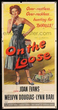 3g840 ON THE LOOSE 3sh '51 sexy bad Joan Evans is a school girl by day & thrill seeker by night!