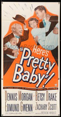 3g857 PRETTY BABY 3sh '50 Dennis Morgan, Betsy Drake, the tot who put honeymooners on the spot!