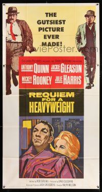 3g871 REQUIEM FOR A HEAVYWEIGHT 3sh '62 Anthony Quinn, Jackie Gleason, Mickey Rooney, boxing!