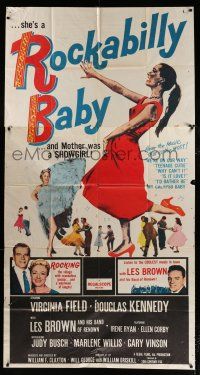 3g875 ROCKABILLY BABY 3sh '57 Judy Busch's mother was a showgirl, Les Brown and his band!
