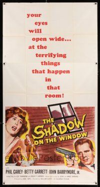 3g889 SHADOW ON THE WINDOW 3sh '57 Betty Garrett, terrifying things will happen in that room!