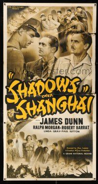 3g890 SHADOWS OVER SHANGHAI 3sh '37 Ralph Morgan, James Dunn & Linda Gray are in trouble in China!