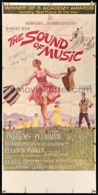 3g908 SOUND OF MUSIC 3sh '65 classic art of Julie Andrews by Terpning, Rodgers & Hammerstein!