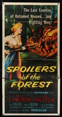 3g913 SPOILERS OF THE FOREST 3sh '57 Vera Ralston in the last frontier of untamed women!