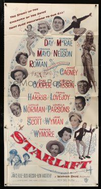 3g918 STARLIFT 3sh '51 Gary Cooper, James Cagney, Doris Day, Virginia Mayo & all-star cast!