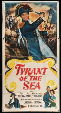 3g961 TYRANT OF THE SEA 3sh '50 art of captain Rhys Williams, suicide invasion of hostile seas!