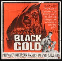 3g203 BLACK GOLD 6sh '62 wildcatters Philip Carey & Diane McBain drill for oil!