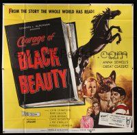 3g231 COURAGE OF BLACK BEAUTY 6sh '57 from Anna Sewell's classic story the whole world has read!