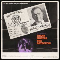 3g241 DETECTIVE 6sh '68 Frank Sinatra as gritty New York City cop, an adult look at police!