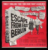 3g248 ESCAPE FROM EAST BERLIN 6sh '62 Robert Siodmak, escape from communist East Germany!