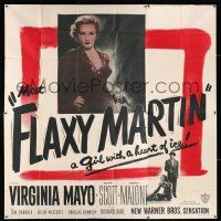 3g256 FLAXY MARTIN 6sh '49 Virginia Mayo is a bad girl with a heart of ice, great image with gun!