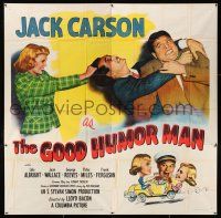 3g268 GOOD HUMOR MAN 6sh '50 wacky image of Lola Albright grabbing Jack Carson by the hair!