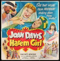 3g277 HAREM GIRL 6sh '52 art of Joan Davis, the houri from Missouri shaking down those sheiks!
