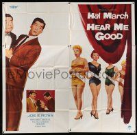 3g280 HEAR ME GOOD 6sh '57 Hal March, Joe E. Ross, Merry Anders, Jean Willes, comedy!
