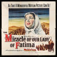 3g318 MIRACLE OF OUR LADY OF FATIMA 6sh '52 a true story that reaches deep inside you!