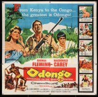 3g330 ODONGO 6sh '56 Rhonda Fleming in an African adventure sweeping from Kenya to Congo!