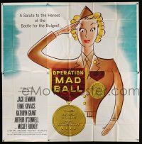 3g332 OPERATION MAD BALL 6sh '57 screwball comedy filmed entirely without Army co-operation!