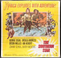 3g365 SOUTHERN STAR int'l 6sh '69 Ursula Andress, George Segal, Orson Welles, Africa explodes!