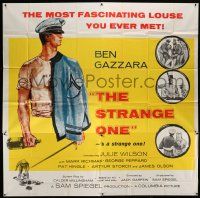 3g375 STRANGE ONE 6sh '57 military cadet Ben Gazzara is the most fascinating louse you ever met!