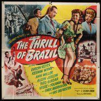 3g382 THRILL OF BRAZIL 6sh '46 great full-length image of sexy Ann Miller showing her legs!