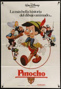 3g154 PINOCCHIO Argentinean R84 Disney classic cartoon about a wooden boy who wants to be real!
