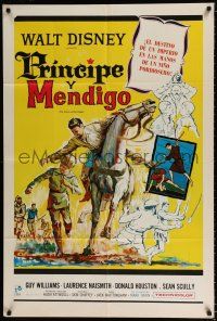 3g155 PRINCE & THE PAUPER: THE PAUPER KING Argentinean '65 edited from episodes of TV's Disneyland