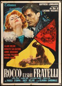 3g544 ROCCO & HIS BROTHERS Italian 1p '60 Luchino Visconti's Rocco e I Suoi Fratelli, different!